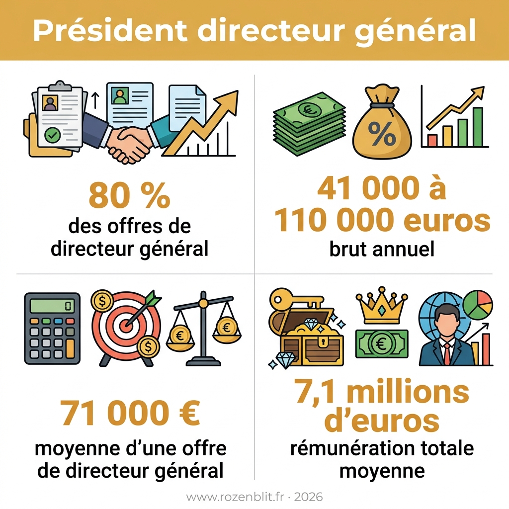 Infographie — président directeur général